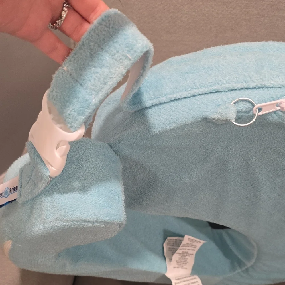 My Brest Friend Aqua Blue Nursing Pillow - Picture 10 of 16